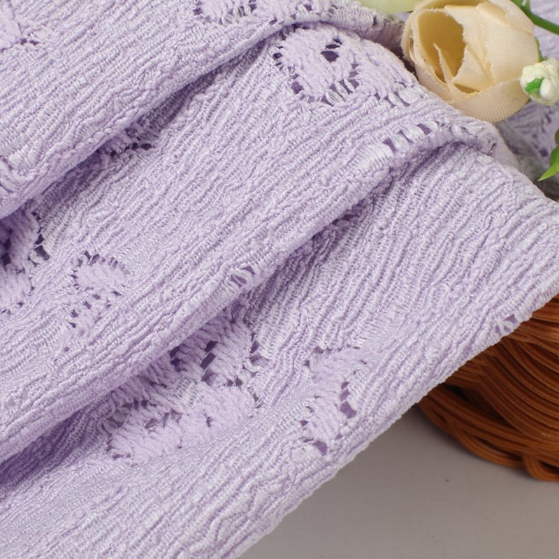 Lace Fabric Dress Bridal Nylon Warp Knit for Women's Wear Wholesale Su 4